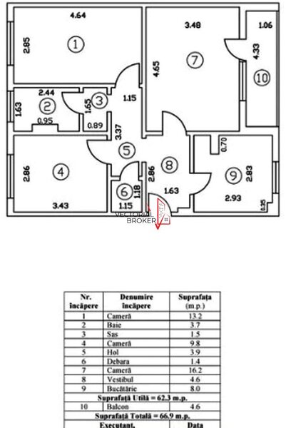 Titan metrou, parc, 3 camere decomandat, renovat, geam baie.